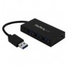 CONCENTRADOR HUB USB 3 0 DE 3 PUERTOS USB-A 1 USB-C