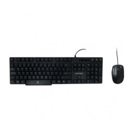 KIT TECLADO MOUSE ALAMBRICO USB ANTIDERRAMES NGO DPI AJUSTABLE AMBI