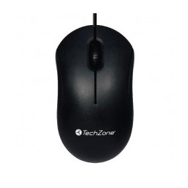 MOUSE OPTICO ALAMBRICO TECHZONE USB CON 800 DPIS CABLE DE 1 35 M