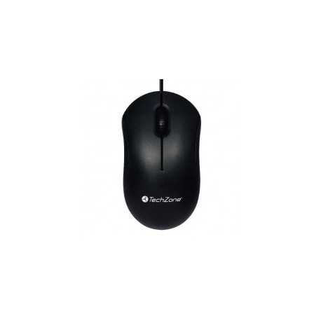 MOUSE OPTICO ALAMBRICO TECHZONE USB CON 800 DPIS CABLE DE 1 35 M