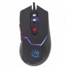 MOUSE OPTICO GAMING USB 6 BOTONES NEGRO C LUZ