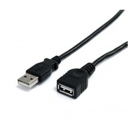 CABLE 0 9M EXTENSION ALARGADOR USB 2 0 MACHO A HEMBRA USB A