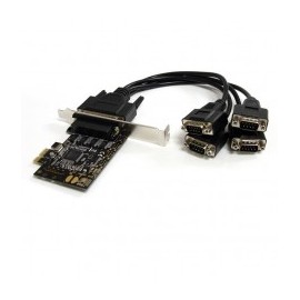 TARJETA ADAPTADORA PCI EXPRESS 4 PUERTOS SERIAL MULTICONECTOR