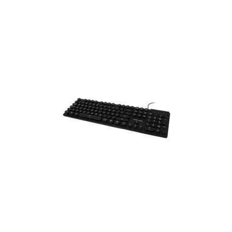 TECLADO ALAMBRICO USB - BLACK ROUND