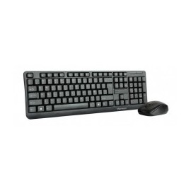 KIT TECLADO Y MOUSE VORAGO KM- 302 INALAMBRICO NEGRO