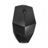 MOUSE INALAMBRICO NEGRO METALIZ