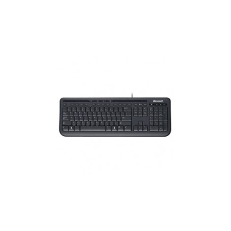 TECLADO ALAMBRICO MICROSOFT MOD 600 ESPANOL ANTIDERR  USB PC MA