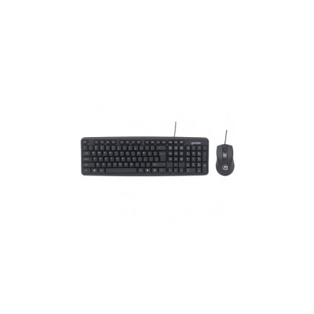 KIT TECLADO Y MOUSE ALAMBRICO OPTICO CONEXION USB ESP