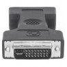 ADAPTADOR CONVERTIDOR DVI-I A VGA HD15 MACHO-HEMBRA