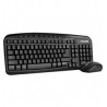 KIT TECLADO Y MOUSE VORAGO KM- 303 INALAMBRICO MULTIMEDIA NEGRO