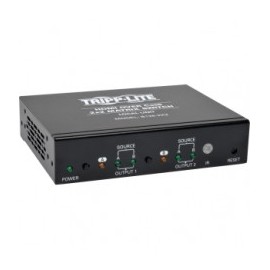 SWITCH DIVISOR DE MATRIZ 2 X 2 HDMI CAT5 CAT6 TRANSMISOR 1080P 53M