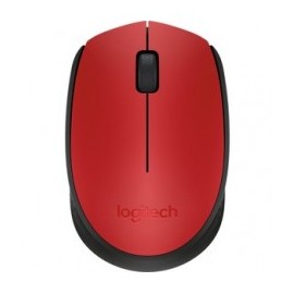 MOUSE LOGITECH M170 INALAMBR PC  MAC ROJO