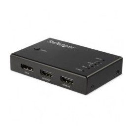 SWITCH HDMI DE 4 PUERTOS - 3X HDMI Y 1X DISPLAYPORT - 4K 60HZ