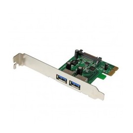 TARJETA PCI EXPRESS 2 PUERTOS USB 3 0 UASP ALIMENTACION SATA