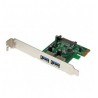 TARJETA PCI EXPRESS 2 PUERTOS USB 3 0 UASP ALIMENTACION SATA