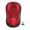 MOUSE LOGITECH M185 INALAMBRICO ROJO