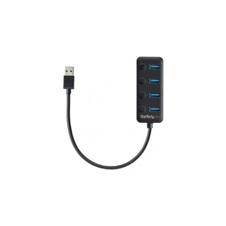 HUB USB 3 0 DE 4 PUERTOS USB-A CON INTERRUPTORES