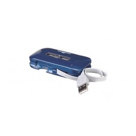 HUB USB V2 0 7 PTOS AZUL CON FUENTE