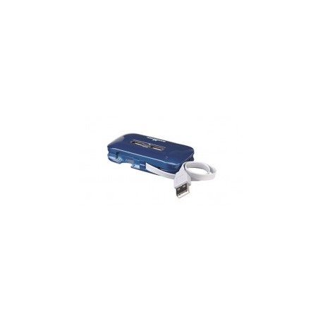 HUB USB V2 0 7 PTOS AZUL CON FUENTE