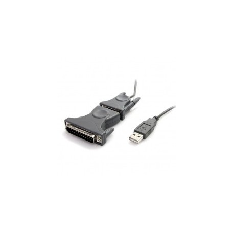 CABLE ADAPTADOR DE 0 9M USB A SERIAL SERIE DB9 DB25 RS232