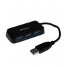 CONCENTRADOR HUB USB 3 0 4 PUERTOS PARA LAPTOP NEGRO
