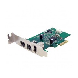 ADAPTADOR TARJETA PCI EXPRESS FIREWIRE PERFIL BAJO 3 PUERTOS