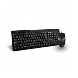 KIT VORAGO KM-104 TECLADO Y MOU SE ALAMBRICO MULTIMEDIA USB