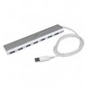 CONCENTRADOR USB 3 0 7 PUERTOS HUB CON CABLE INCORPORADO