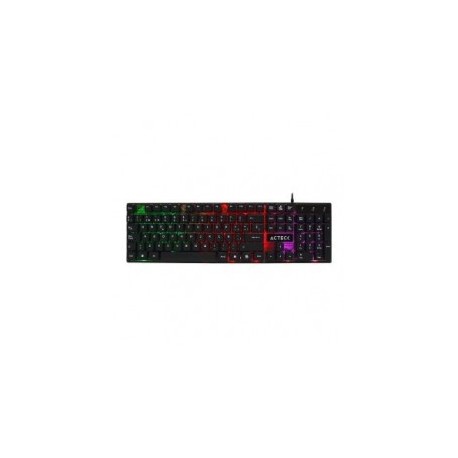 TECLADO USB SEMI-GAMER LED