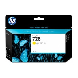 HP 728 AMARILLO 130ML TINTA AMPLIO FORMATO F9J65A