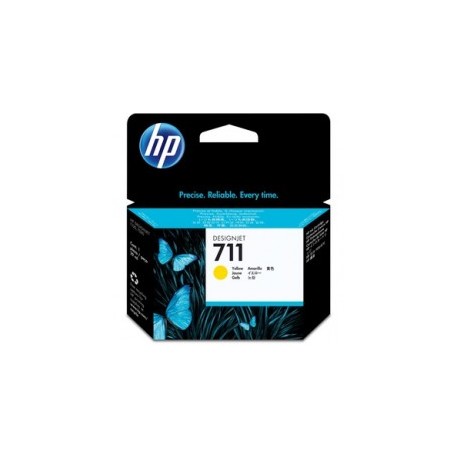 HP 711 AMARILLO 29ML TINTA AMPLIO FORMATO CZ132A