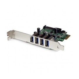 TARJETA PCI EXPRESS 4 PUERTOS USB 3 0 ALIMENTACION SATA