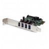 TARJETA PCI EXPRESS 4 PUERTOS USB 3 0 ALIMENTACION SATA