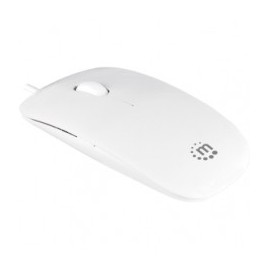 MOUSE RATON SILHOUETTE OPTICO USB 1000 DPI BLANCO