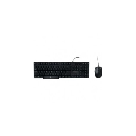 KIT TECLADO MOUSE ALAMBRICO USB ANTIDERRAMES NGO DPI AJUSTABLE AMBI