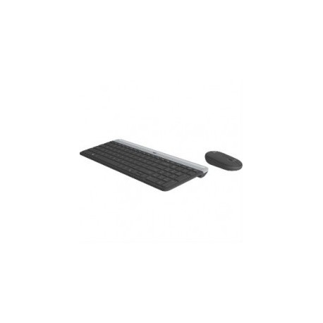 KIT TECLADO Y  MOUSE INALAMBRIC SLIM MK470 MINIMALISTA MODERNO