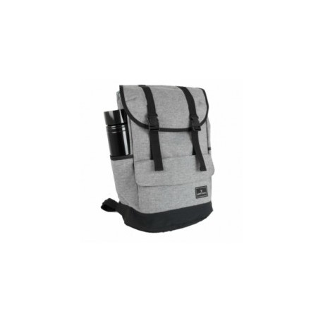 MOCHILA ESCOLAR GRIS NOVA