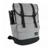 MOCHILA ESCOLAR GRIS NOVA
