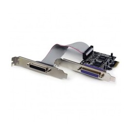 TARJETA PCI EXPRESS PARALELO 2 PUERTOS DB25 1284 SPP EPP ECP PC E