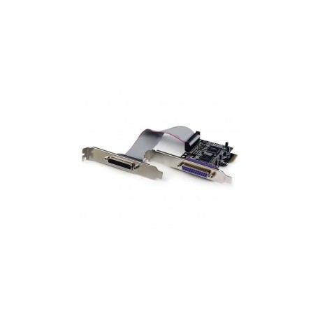 TARJETA PCI EXPRESS PARALELO 2 PUERTOS DB25 1284 SPP EPP ECP PC E