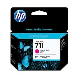 HP 711 MAGENTA 3-PACK 29ML TINTA AMPLIO FORMATO CZ135A