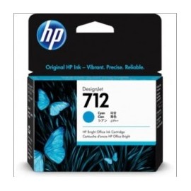 HP 712 CYAN 29ML TINTA AMPLIO FORMATO 3ED67A