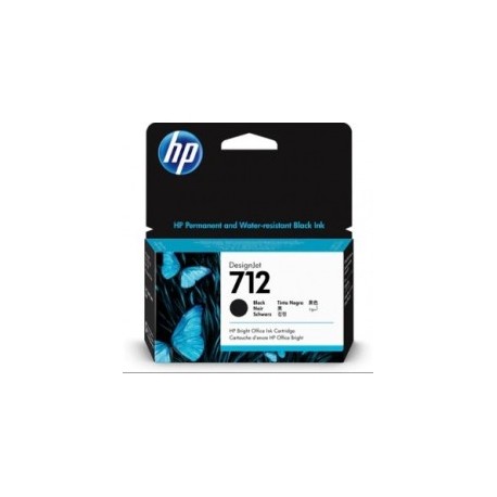 HP 712 NEGRO 38ML TINTA AMPLIO FORMATO 3ED70A