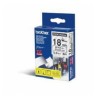 CINTA NEGRO SOBRE TRANSPARENTE 18MM X 8M ADHESIVO IND EXTRA FUERTE