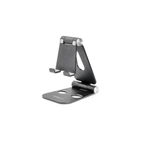 SOPORTE DE ESCRITORIO PARA CEL Y TABLET - PLEGABLE - NEGRO