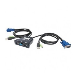 SWITCH KVM 2 PTOS USB Y 2PTOS VGA 3 5MM 1920X1440 CON CABLES
