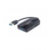 HUB USB V3 0  3 PTOS SIN FUENTE MAS LECTOR TARJETAS