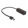 HUB USB V2 0  3 PTOS Y V3 0 1 PTO SIN FUENTE