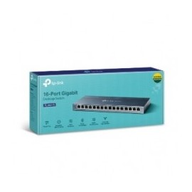 SWITCH GIGABIT ESCRITORIO 16 PTOS  NO ADMINISTRABLE