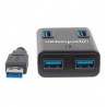 HUB USB 4 PUERTOS VELOCIDAD 3 0 CON FUENTE COLOR NEGRO